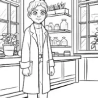 Miles Morales in a botanical lab