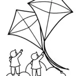 Rainbow High students flying kites
