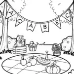 Alphabet garden party