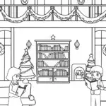 Christmas library adventure