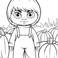 Creeper in the pumpkin patch