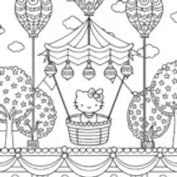 Hello Kitty at the balloon festival