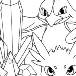 Legendary Pokémon protect the crystal
