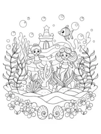 Ariel’s underwater potion party