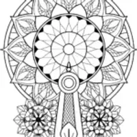 Kaleidoscope of curiosity mandala
