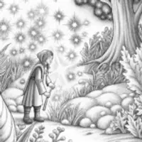 Star Gardener in a magical garden