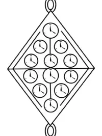 Alphabet clocks in a timepiece