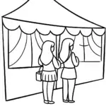 Rainbow High students at art fair