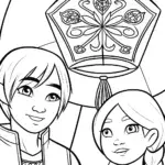Lantern festival mandala scene