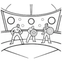 Avengers at the Galactic Sports Day