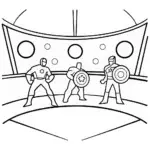 Avengers at the Galactic Sports Day