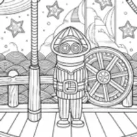 Captain Barnacles starry night adventure
