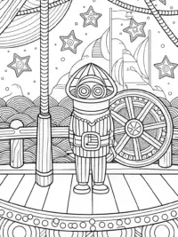 Captain Barnacles starry night adventure