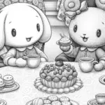 Cinnamoroll’s tea party