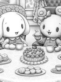 Cinnamoroll’s tea party