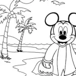 Mickey Mouse’s spooky beach adventure