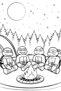Teenage Mutant Ninja Turtles campout