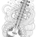 Sitar in a celestial music scene