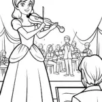 Princess conducting a music festival