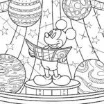 Mickey Mouse star-map adventure