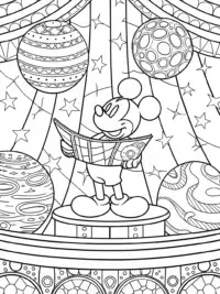 Mickey Mouse star-map adventure