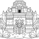 Groudon guarding the ancient temple