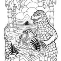Godzilla’s treasure map adventure