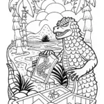 Godzilla’s treasure map adventure