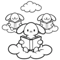 Cinnamoroll’s cloud book club