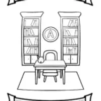 Alphabet characters in a library