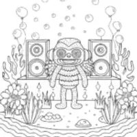 Huggy Wuggy underwater music festival