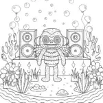 Huggy Wuggy underwater music festival
