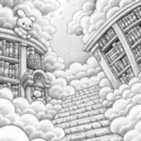 Cinnamoroll’s cloud library adventure