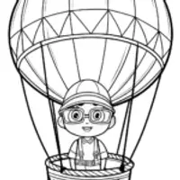 Blippi hot air balloon adventure
