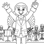 Turkey Tom conducting an orchestra