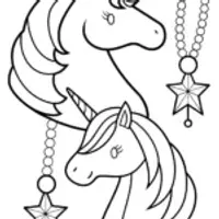 Unicorns crafting celestial jewelry