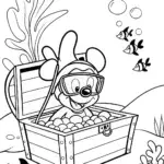 Mickey Mouse’s undersea treasure hunt