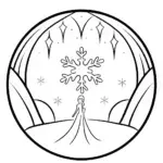 Elsa’s Celestial Snowfall