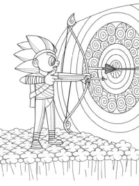 Super Sonic’s archery challenge