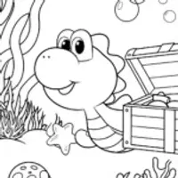 Yoshi’s underwater treasure hunt
