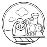 Bluey and Bingo’s time travel train
