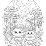 Squishmallows gardening on an alien planet