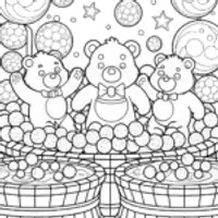 Care Bears bubble festival