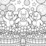 Care Bears bubble festival