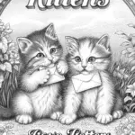 Kittens delivering love letters