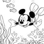 Mickey Mouse underwater adventure