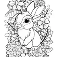 Thumper in the magical garden