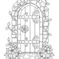 Banban’s secret garden door