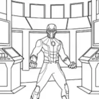 Black Panther at the technology fair