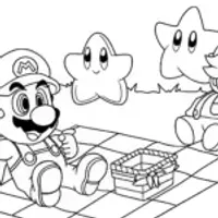 Mario’s picnic with star creatures